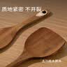 双枪乌金檀木锅铲加长防烫家用无漆无蜡炒菜木铲子 实拍图