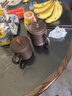 京东京造 宜兴原矿紫砂盖杯功夫茶具茶杯泡水杯 降坡泥不染杯 420ml礼盒装 实拍图