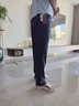 皮尔卡丹超薄高弹力冰丝裤男士2026夏季新品商务休闲抗皱免烫速干裤子男 黑色【夏季薄款】 34 ( 腰围 2尺7 ) 实拍图