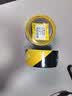 百舸（BAIGE）黄黑安全警示胶带PVC  定位线斑马地膜警戒线隔离带双色48mm*33m 1卷装 CW217213 实拍图