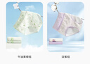 都市丽人内衣内裤女士纯棉舒适透气简约短裤衩中腰女生三角内裤4条3KHA05 实拍图