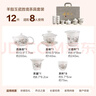 金镶玉功夫茶具整套装陶瓷茶壶杯送人礼品盒高档羊脂玉白瓷 胜境 实拍图