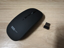 联想（Lenovo）无线鼠标无线静音蓝牙鼠标可充电轻薄便携笔记本电脑ipad平板安卓苹果手机通用无线商务办公鼠标 黑色-双模版【左右静音按键】 无线蓝牙鼠标【Type-c充电/配充电线】 实拍图