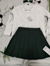 衣诺坊女童百褶裙演出服礼服英伦风短裙校园合唱服黑色西装校服园服六一 实拍图