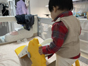 乖乖熊儿童滑滑梯室内 家用小型宝宝滑梯折叠0-2岁幼稚园小孩玩具游乐园 萌萌龙（黄） 实拍图
