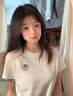 卡帕（Kappa）背靠背t恤女短袖复古26新夏透气纯棉显瘦半袖运动上衣K0E42TD01D 韩国白012-经典百搭丨舒适透气 XL 尺码偏小，建议拍大一码 实拍图