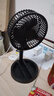 电风扇伸缩折叠小风扇宿舍家用静音充电型办公台式USB桌面宿舍大风力夏台面落地两用折叠电风扇 颜色随机 直插款无档位开关1个装 实拍图