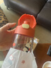 膳魔师（THERMOS）儿童水杯tritan便携塑料直饮杯小学生开学必备小熊猫水壶600ml红 实拍图
