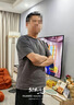 顶峰保罗（Dingfengbaoluo）日系纯色纯棉短袖t恤男士夏季基础款宽松打底内搭DF230灰XL 实拍图