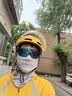 策视明户外墨镜防风沙徒步登山男自行山地车骑行爬雪山护目镜防太阳镜女 黑框蓝膜【高清视野 男女同款】 实拍图