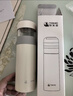 特美刻（TOMIC）离保温杯女高颜值泡茶杯办公室便捷焖茶杯水杯定制礼品 【钛茶隔+顶盖】知性白450ml 实拍图