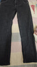 真维斯（Jeanswest）牛仔裤男士2026春夏修身小脚长裤潮流潮牌商务直筒长裤男黑色30 实拍图