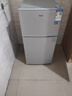 奥克斯小冰箱家用小型迷你冷藏冷冻两用出租房宿舍用节能省电寝室办公室电冰箱 【节能省电】176银色【高效保鲜 铜管速冷】56L 实拍图