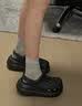 CROCS卡骆驰檀健次同款经典泡芙洞洞鞋轻便舒适男女同款花园鞋|207521 黑色-001(含智必星) 41 /42(260mm) 实拍图