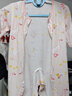 婧麒婴儿连体衣夏装新生男女宝宝夏季衣服纯棉薄款空调服爬服夏天 粉小鹅 66cm 实拍图