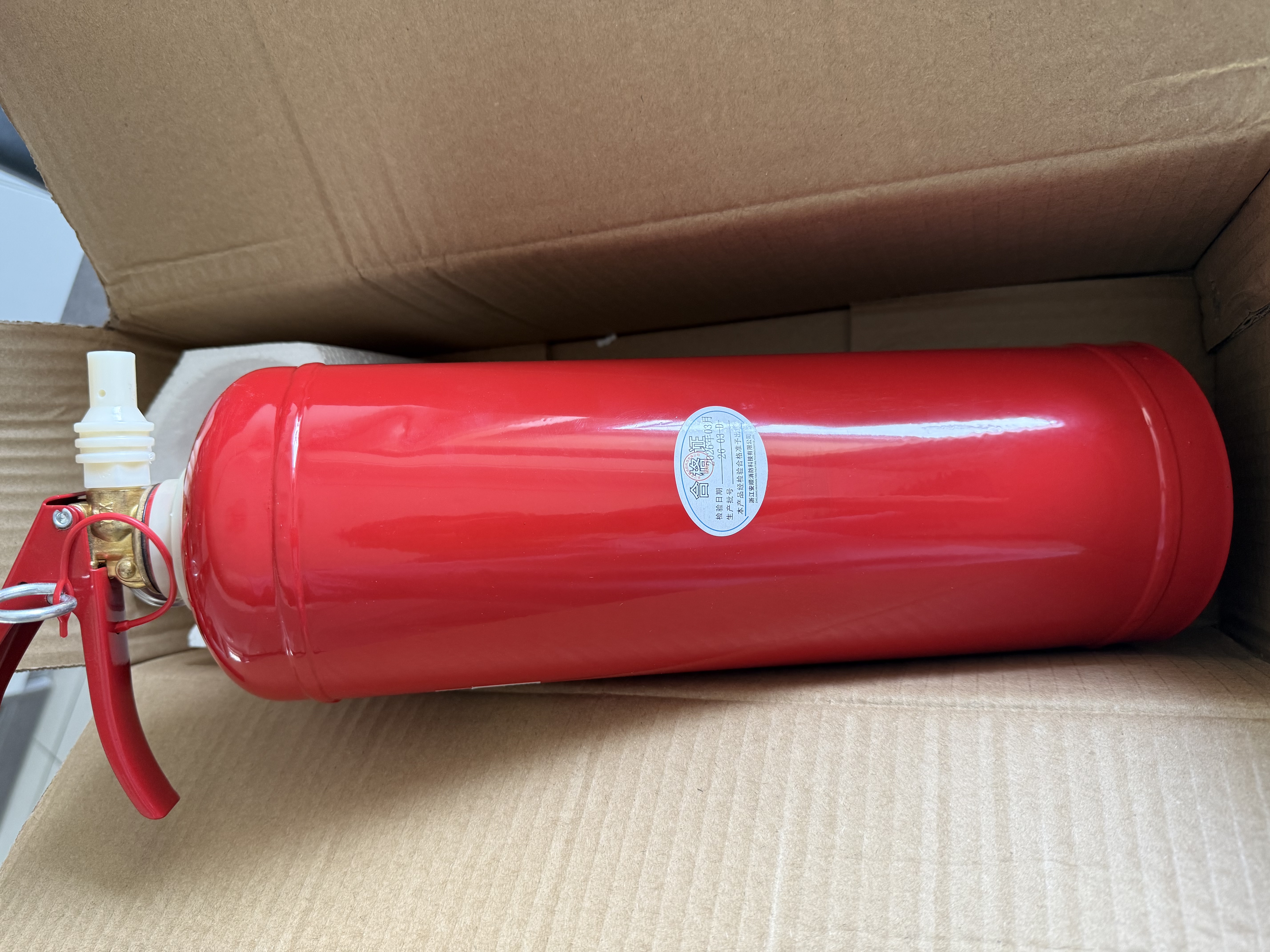 援邦水基型灭火器车载车用手提式灭火器家用商用3c国家消防认证2L 实拍图