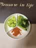 licheers分格蒸盘陶瓷三分格电饭锅圆形蒸盘婴儿宝宝辅食一锅出蒸碗 实拍图