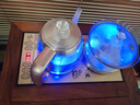 开品 全自动底部上水感应续水烧水壶 家用办公电茶炉烧水消毒电热水壶 嵌入式玻璃烧水壶茶桌一体套装 1L 香槟金 20X37CM 烧水煮杯 桶水款 实拍图