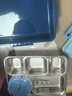 泰福高（TAFUCO）学生饭盒316L不锈钢五格分隔防烫儿童餐盘1.5L带汤碗带餐具T5327 实拍图