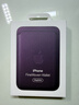 Apple/苹果 iPhone 精织斜纹卡包-黑莓色 适用磁吸手机 背贴卡套公交地铁信用卡卡包一体原装 实拍图