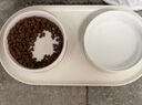 华元宠具（hoopet）猫碗陶瓷双碗狗狗饭盆猫咪食盆喂食器猫粮盆喝水碗防打翻宠物用品 实拍图