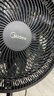 美的（Midea）【超级单品】七叶轻音立式电风扇家用柔风落地扇台式桌面小型风扇大风量节能摇头宿舍电扇 SAF30AB 实拍图