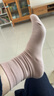 1号会员店女士新疆长绒棉中筒袜五双装 抗菌消臭吸汗透气 均码 组合一 实拍图