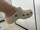 卡骆驰（CROCS）白鹿同款经典云朵洞洞鞋时尚百搭女鞋花园鞋沙滩鞋|206750 骨白色-2Y2(含智必星) 38 (240mm) 晒单实拍图