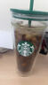 星巴克（Starbucks）复古白绿系列双层玻璃吸管杯650ml 实拍图