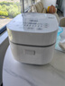 美的（Midea）电饭煲家用智能HI电饭锅2-3-4-5-6人IH电磁加热大火力快煮精钢厚釜内胆一键柴火饭3L IH饭煲白色(2-6人) 3L 实拍图