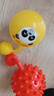费雪（Fisher-Price）儿童玩具小皮球甩甩摇铃球黄色(含辰太按摩球红色)生日礼物礼品 实拍图