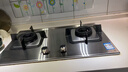 林内（Rinnai）燃气灶家用5kW大火力双眼猛火灶具嵌入式二级能效天然气 可调节灶2E08M 实拍图