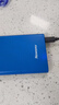 纽曼（Newsmy） 500GB 移动硬盘机械 Type-C接口 明月时尚版系列 USB3.1 2.5英寸 宝石蓝 118M/S 极速传输 大U盘 实拍图