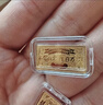 周大生【520礼物】黄金投资金条足金金币金片未来可期工艺品送女友 【520-礼赠优选】爱的纪念日-1g 实拍图