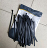 CABLE CREATION DZ250可松式尼龙扎带 可退活扣扎线带大号小号自锁式绑线带理线带按扣多规格 黑色50条装 实拍图