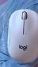 罗技（Logitech）M221 轻音鼠标 无线鼠标 办公鼠标 对称鼠标 带无线微型接收器 米白色 实拍图