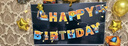 仕彩 简约风生日派对气球背景墙场景布置儿童男孩女宝宝生日快乐装饰 实拍图