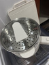 美的（Midea）电煮锅 小电锅 不锈钢0涂层电热锅 宿舍小锅多功能锅 1.6L学生寝室一体泡面小火锅XZC2017G 配蒸笼 实拍图