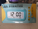 康巴丝（Compas）电子闹钟夜光智能语音报时起床神器闹铃强力叫醒儿童学生床头钟开学必备 2139 粉色 开学季 实拍图