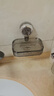 尊慕斯吸盘肥皂盒沥水免打孔壁挂式卫生间浴室墙上双层香皂盒子置物架 壁挂吸盘肥皂盒-单层【透灰银】 实拍图