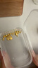 洲足金999金珠黄金小金珠金豆古法金珠DIY配件散珠隔珠路路通转运珠 3mm金珠  合单满 0.16g 包邮 多颗混发约0.03g 实拍图