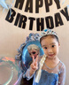 G.duck小黄鸭冰雪奇缘爱莎公主裙女童连衣裙夏季儿童艾莎裙子六一表演服 艾莎公主裙 110 尺码4~5岁【100-110cm】 实拍图