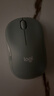 罗技（Logitech）M221 轻音鼠标 无线鼠标 办公鼠标 对称鼠标 带无线微型接收器 薄荷绿 实拍图
