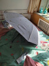 天堂伞 防紫外线晴雨伞三折 便携黑胶遮阳太阳伞晴雨两用 粉紫 实拍图