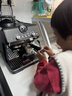 德龙（Delonghi）【升级款】咖啡机家用半自动咖啡机冷萃版银骑士研磨一体机 可视压力手动打奶泡EC9255.BK黑色 实拍图