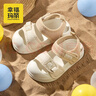 幸福玛丽（Cheerful Mario）女童凉鞋夏季新款2025儿童软底宝宝防滑婴幼儿透气室外包头沙滩鞋 实拍图