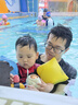 迪士尼儿童泳衣男童小孩宝宝专业训练连体竞速3-6-12岁D35170红色120 实拍图