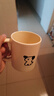 奶油色坐姿可爱帕恰狗马克杯子高颜值陶瓷杯ins风水杯家用 米白色直身小狗杯随机发1个350ML 实拍图