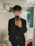 海澜之家（HLA）西服套装男春秋新轻商务经典系列西装套装父亲节礼物 黑色02【西服+西裤】 XS 170/88A推荐114~124斤 实拍图