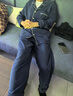 京东京造10A抑菌纯棉睡衣男衣服夏季套装A类一等品50支情侣家居服深灰色XL 实拍图